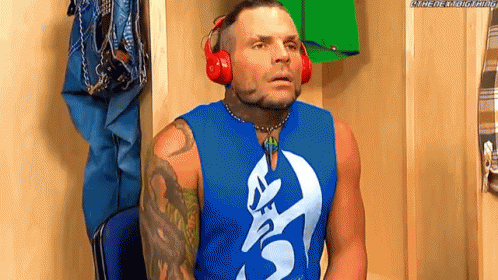 Jeff Hardy Listening To Music GIF - Jeff Hardy Listening To Music Headphones GIFs
