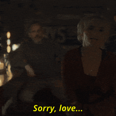 a woman says " or go and get some fresh air big man ... "