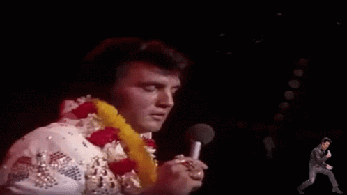 Elvis Presley Singing GIF - Elvis Presley Singing Mic GIFs
