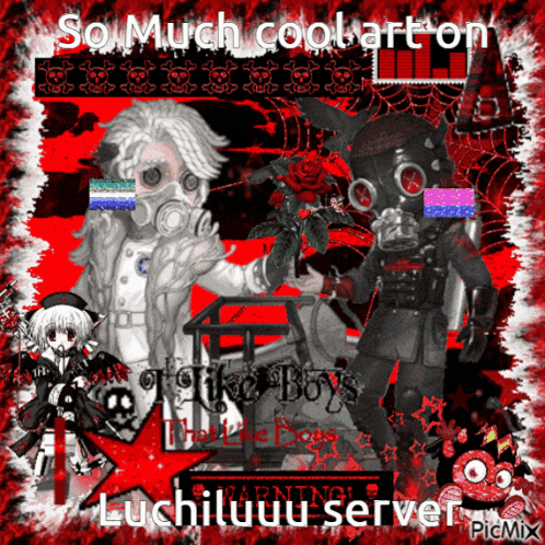 a picture of a man wearing a gas mask with the words so much coolart on the bottom