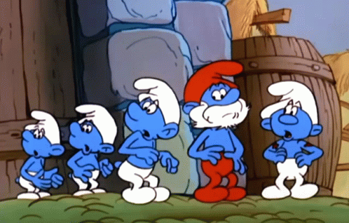The Smurfs Papa Smurf GIF - The Smurfs Papa Smurf Look Out GIFs