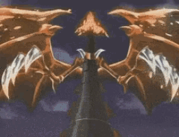 a close up of a cartoon character 's head with horns and sharp teeth .