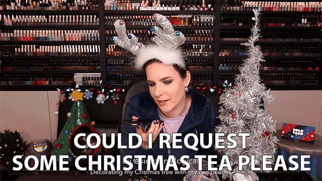 Christmas Tea Please GIF - Christmas Tea Please Order GIFs