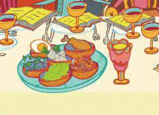 Seder Dinner GIF - Foods Food Buffet GIFs