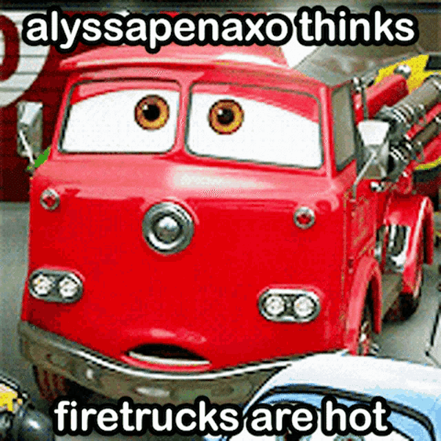 Alyssapenaxo Cars GIF - Alyssapenaxo Cars Firetruck GIFs