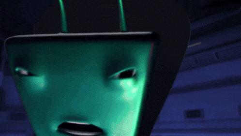 a close up of a cartoon character 's eyes