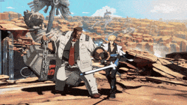 Goldlewis Guilty Gear GIF - Goldlewis Guilty Gear Down With The System GIFs