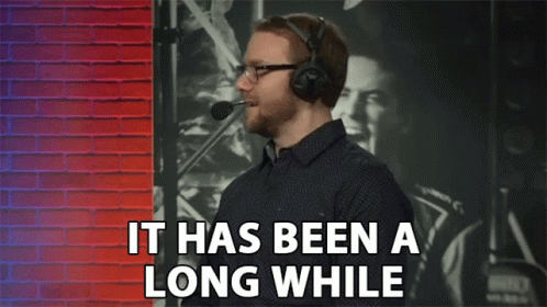 It Has Been A Long While William Newberry GIF - It Has Been A Long While William Newberry Smite Challenger Circuit Qualifiers GIFs