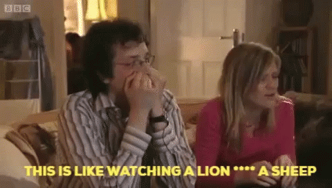 Ttoi The Thick Of It GIF - Ttoi The Thick Of It Lion Sheep GIFs