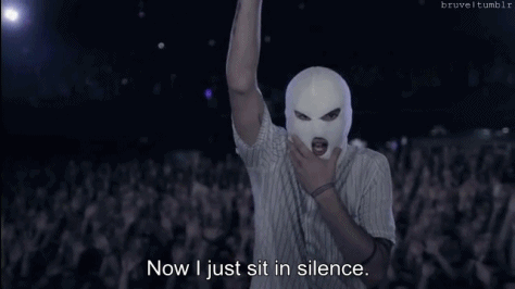 14. Quiet Never Sounded So Good. GIF - Sit In Silence Twenty One Pilots Quiet GIFs