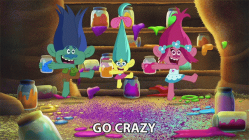 Go Crazy Poppy GIF - Go Crazy Poppy Smidge GIFs