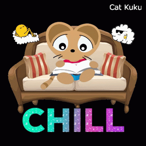Chill Cat Kuku GIF - Chill Cat Kuku Relax GIFs
