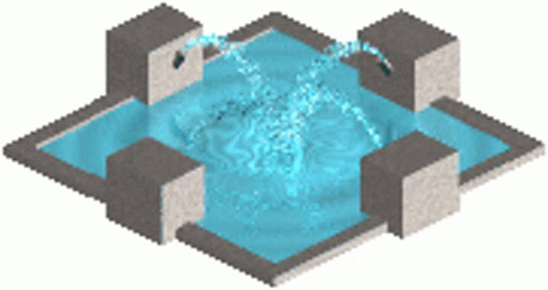 Pool Fountain GIF - Pool Fountain Water GIFs