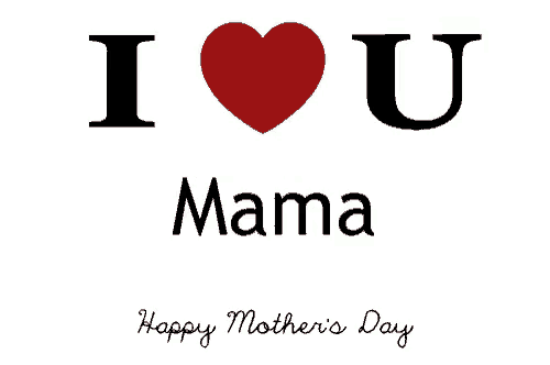 i love you mamma happy mother 's day greeting card