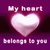 Heart My Heart Belongs To You GIF - Heart My Heart Belongs To You Love GIFs