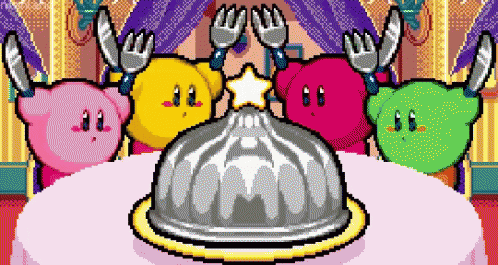 Kirby Eat GIF - Kirby Eat Excited GIFs