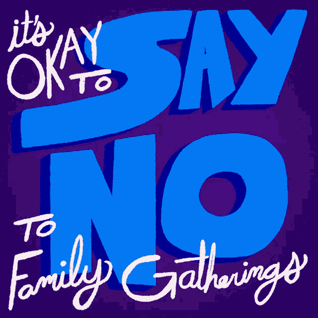 a sign that says " it 's okay to say no "