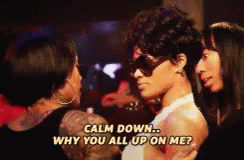 All Up GIF - Love And Hip Hop Atlanta Why You All Up On Me GIFs