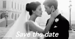 Save The Date GIF - Save The Date Wedding Husband GIFs