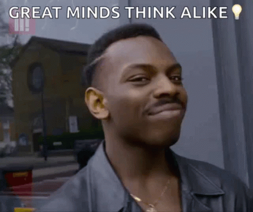 Great Minds Think Like Smile GIF - Great Minds Think Like Smile Smart GIFs