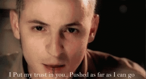 Chester Bennington I Put My Trust In You GIF - Chester Bennington I Put My Trust In You Linkin Park GIFs