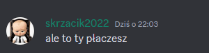 a picture of a baby with headphones and the words skrzacik2022 above it