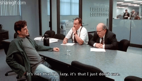 Dont Care Im Not Lazy GIF - Dont Care Im Not Lazy I Just Dont Care GIFs