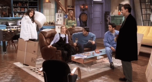 Friends Hey Whats Going On GIF - Friends Hey Whats Going On Stand Up GIFs