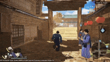 a screenshot of a video game that says head to kaida on the top left