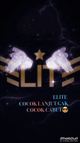 an elite logo with white wings and a star