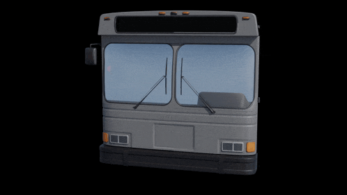 a 3d model of a bus with the word washington on it