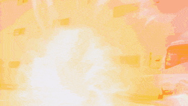 a close up of a fire explosion with the number 1 on the wall