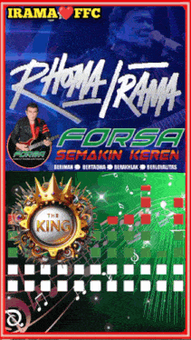 a poster with a man playing a guitar and the word forsa