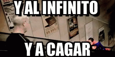 Y Al Infinito Y A Cagar GIF - Superman Escalator Up GIFs