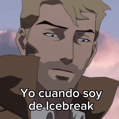 a cartoon character with the words yo cuando soy de icebreak above him