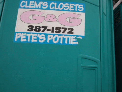 Clems Closets Petes Potties GIF - Clems Closets Petes Potties Portapotty GIFs