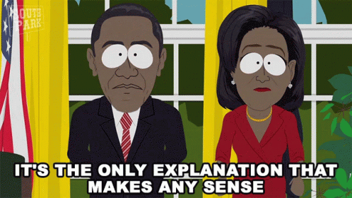 Its The Only Explanation That Makes Any Sense Barack Obama GIF