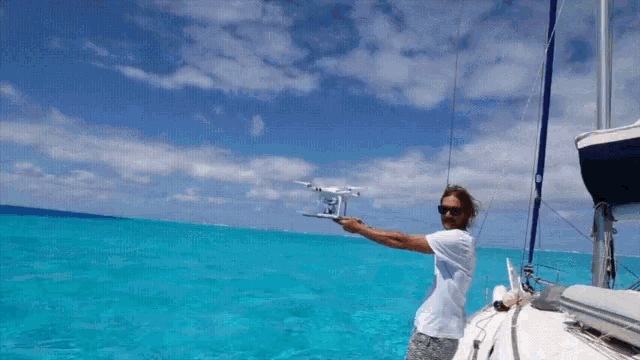 Sailinglavagabonde Drone Fail GIF - Sailinglavagabonde Sailing Drone Fail GIFs