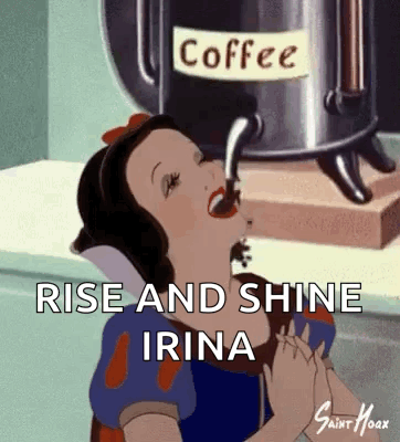 Coffee Snow White GIF - Coffee Snow White All The Coffee GIFs
