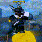 a person in a video game with the name rogue shinobi on the screen