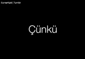 a black background with the word seviyorum written in white