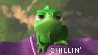 Just Chilling Tangled GIF