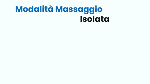 a gray item with the words reduce il disagio alle gambe written on it
