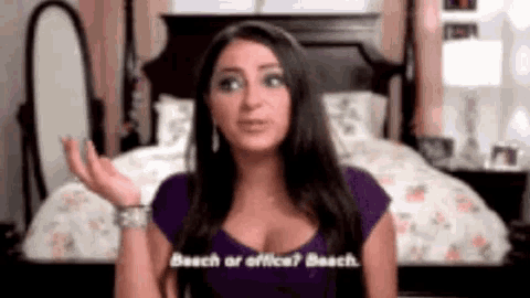 Beach Or Office Options GIF - Beach Or Office Options Vacation GIFs