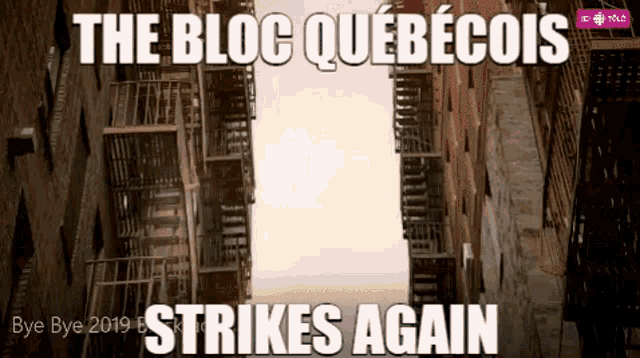 a screenshot of the bloc quebecais strikes again