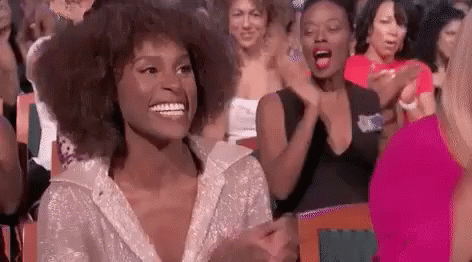 Happy GIF - Issa Rae Clapping Bet GIFs