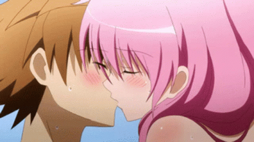 Kiss Anime GIF - Kiss Anime Ally Val GIFs