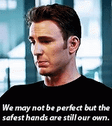 We May Not Be Perfect But The Safest Hands Are Still Our Own Captain America GIF - We May Not Be Perfect But The Safest Hands Are Still Our Own Captain America Chris Evans GIFs