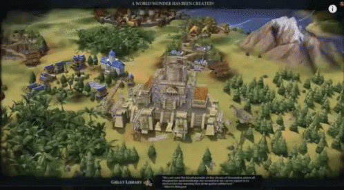 Sid Meier Library Of Alexandria GIF - Sid Meier Library Of Alexandria Civilization GIFs