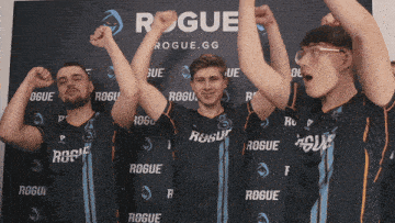 a group of rogue players are posing for a photo